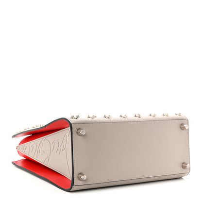 Christian Louboutin Calfskin Spikes Loubinthesky Medium Grey 4 of 12