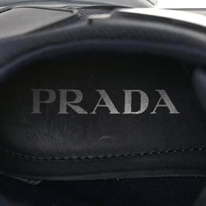 Prada Rubber Technical Knit Fabric Cloudbust Thunder Sneakers 37 Black 8 of 10