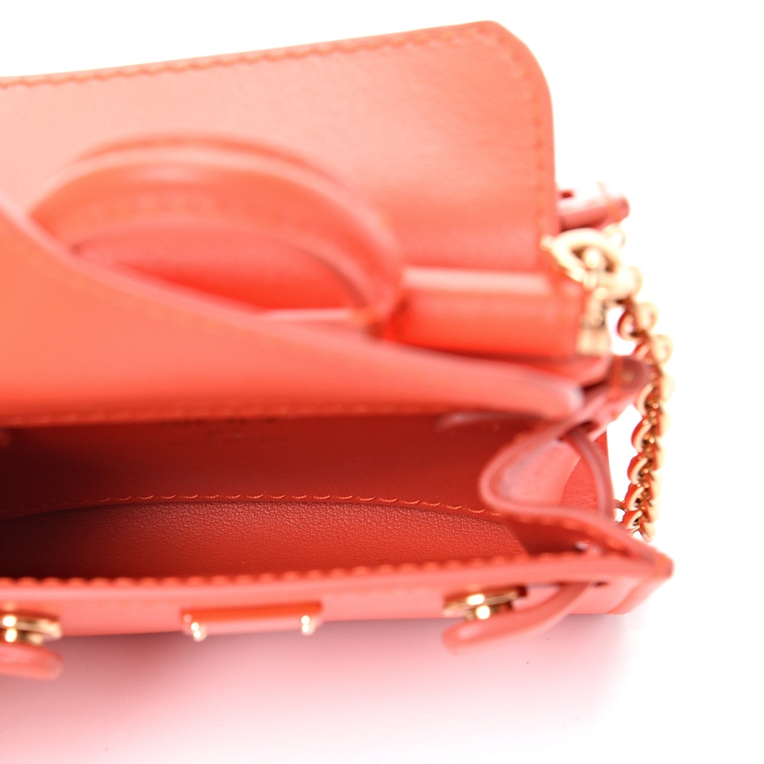 Dolce & Gabbana Calfskin Micro Miss Sicily 62 Satchel Orange 5 of 8