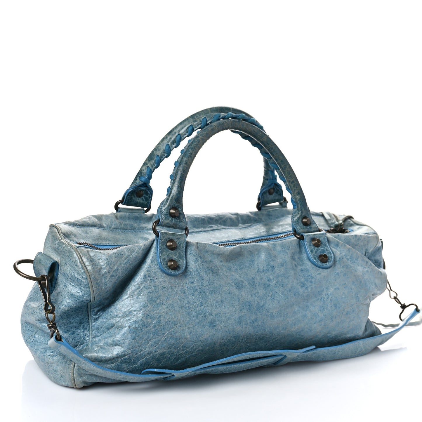 Chevre Classic Hardware Twiggy Aquamarine