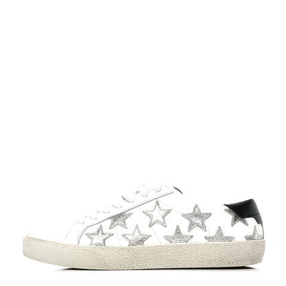 Saint Laurent Nappa Star Court Sneakers 36.5 Off White 1 of 6