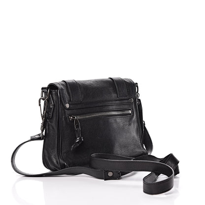 Proenza Schouler Lambskin PS1 Mini Pouch Messenger Black 3 of 11