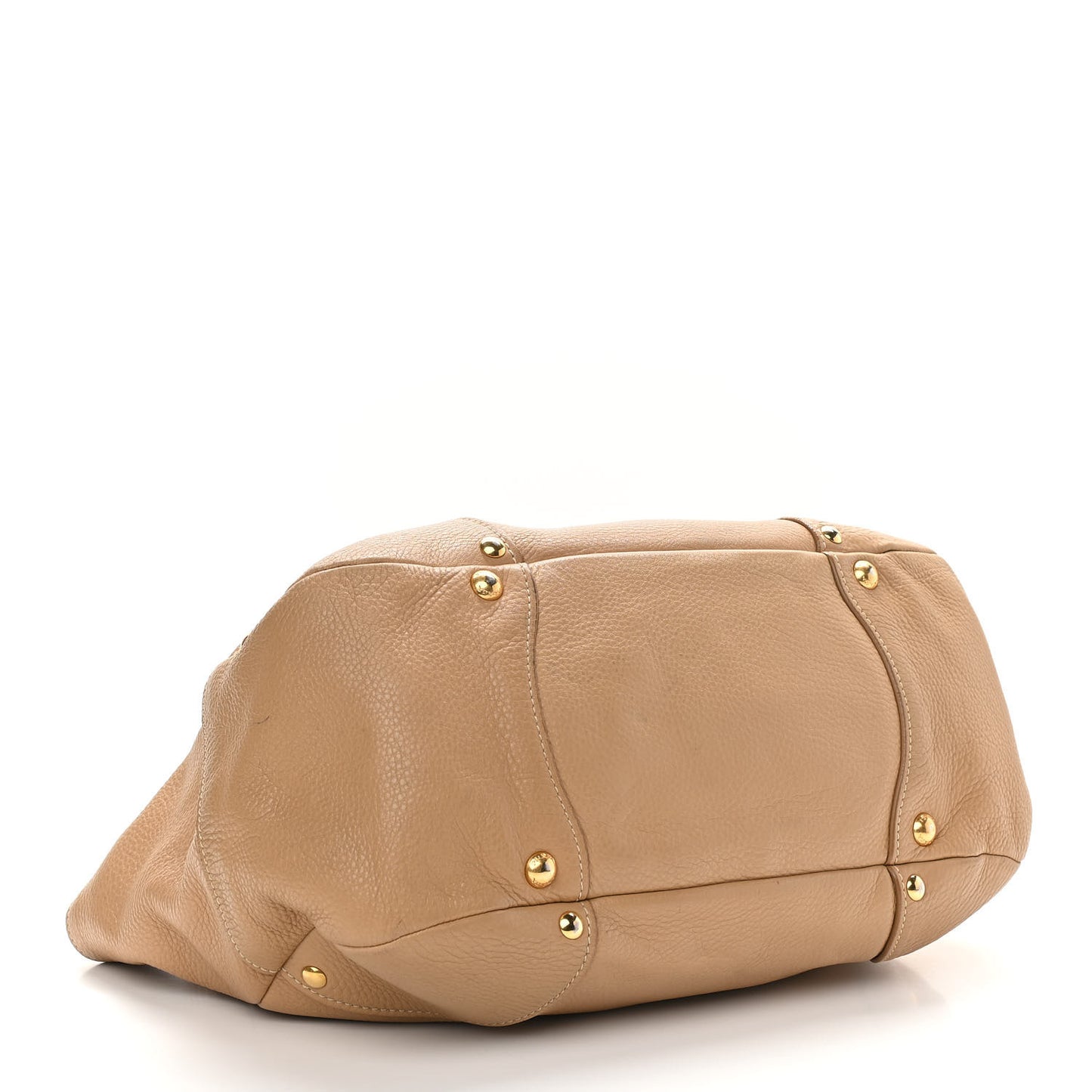 Vitello Daino Pushlock Tote Sughero