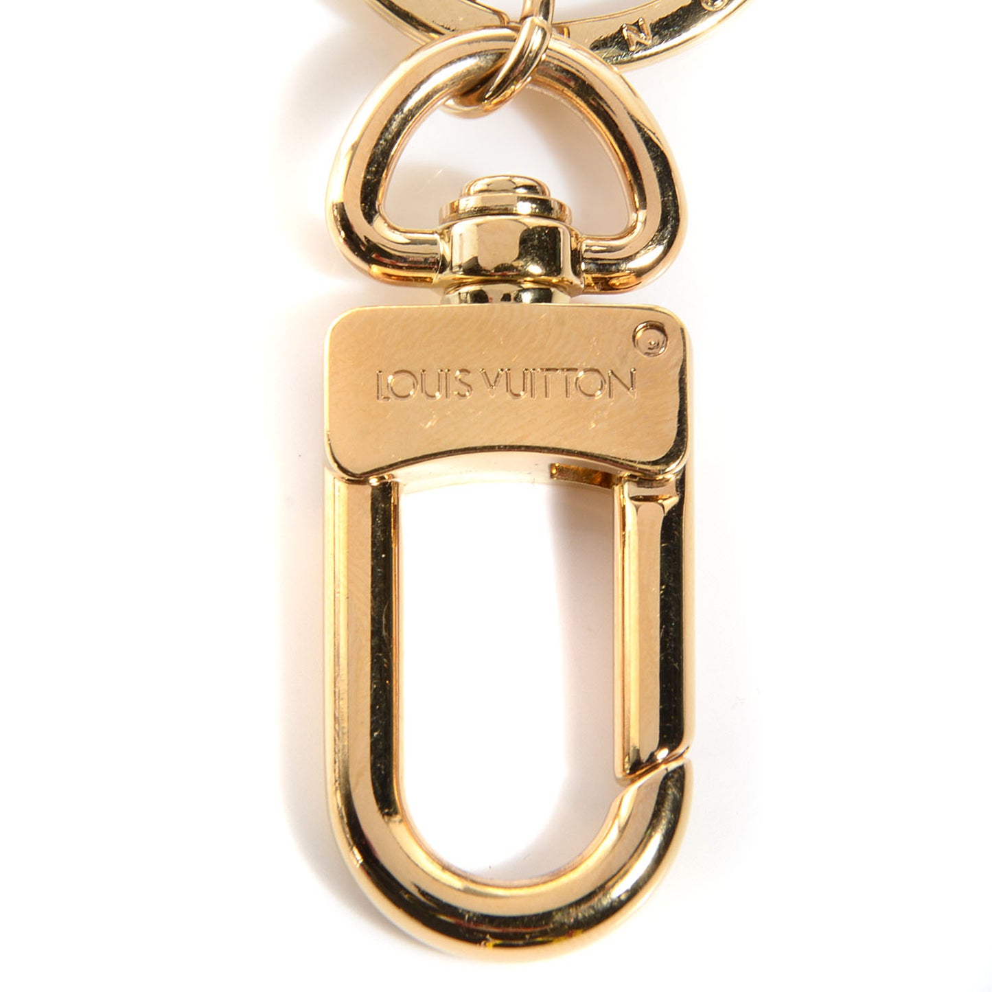 LV Facettes Key Holder Gold