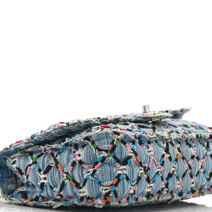 Chanel Woven Denim Medium Flap Multicolor 9 of 10