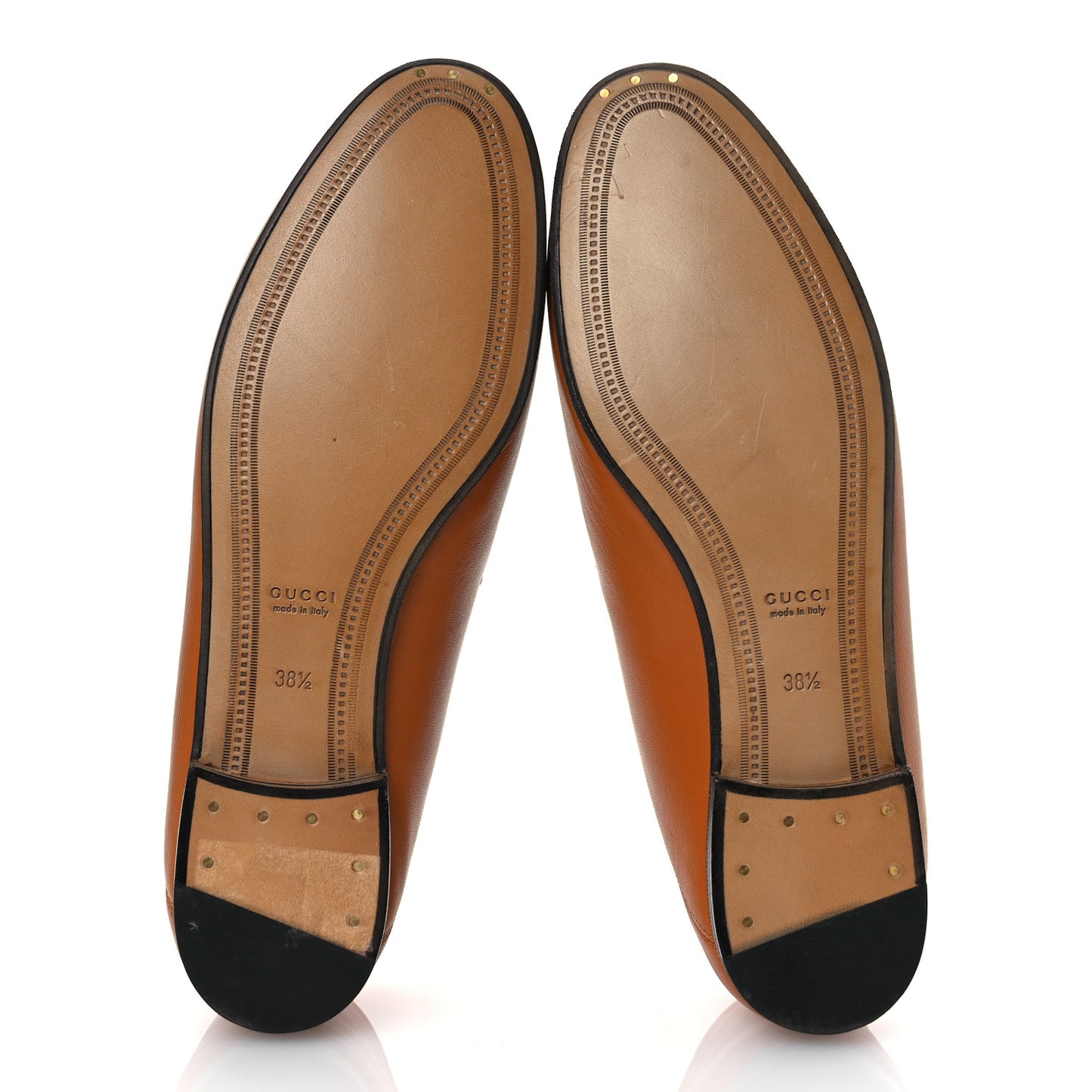 Lambskin Brixton Horsebit Loafers 38.5 Crystal Copper