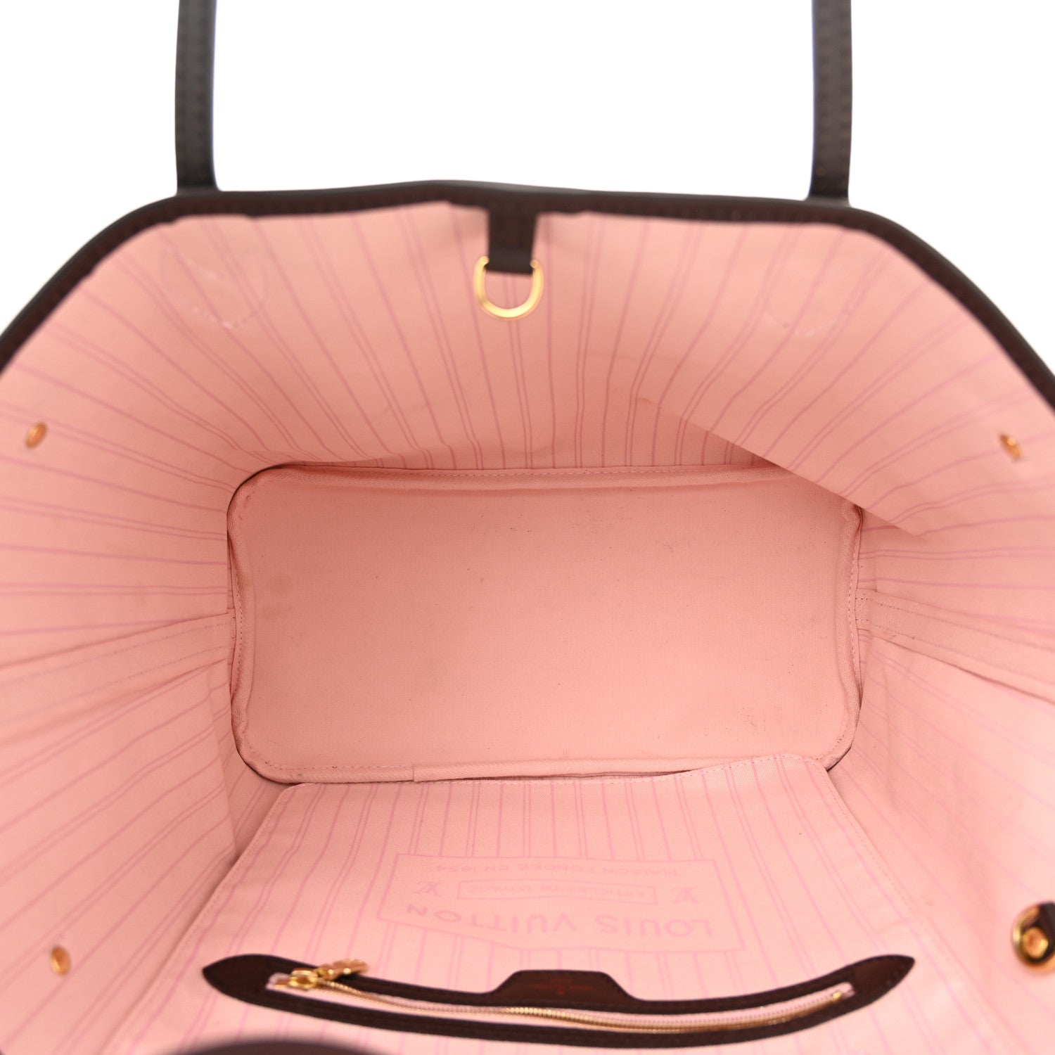 Louis Vuitton Damier Ebene Neo Neverfull MM Rose Ballerine 6 of 10