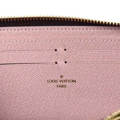 Louis Vuitton Monogram Clemence Wallet Rose Ballerine 7 of 8