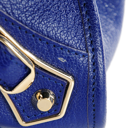 Balenciaga Chevre Gold Metallic Edge Hardware City Bleu Roi 8 of 8