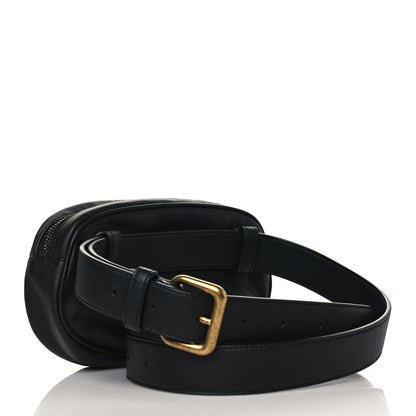 Bottega Veneta Nappa Intrecciato Belt Bag Black 2 of 9