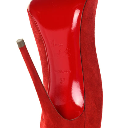 Christian Louboutin Veau Velours So Kate 120 Pumps 37 Loubi 8 of 10