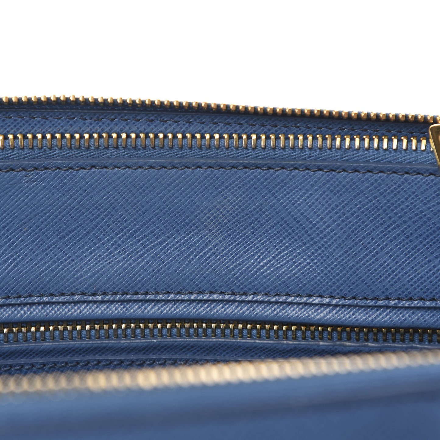 Saffiano Small Galleria Double Zip Tote Bluette
