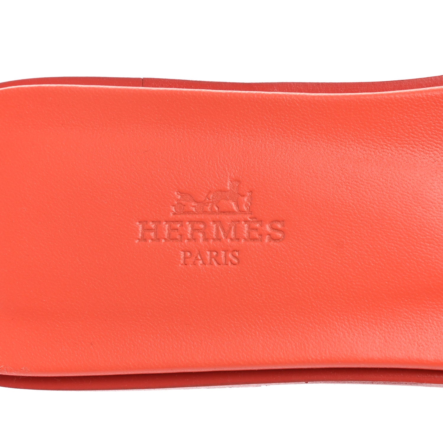 Hermes Epsom Oran Sandals 39.5 Orange Poppy 6 of 14