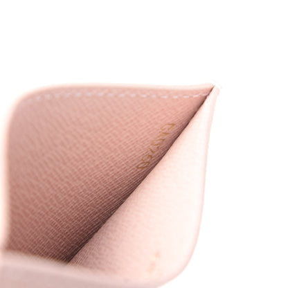 Louis Vuitton Damier Azur Daily Card Holder Rose Ballerine 7 of 8
