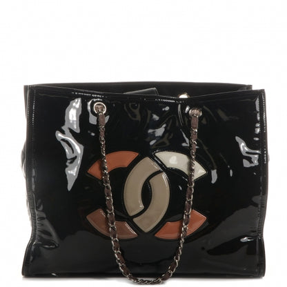 Chanel Vinyl Lipstick Tote Black 1 of 7
