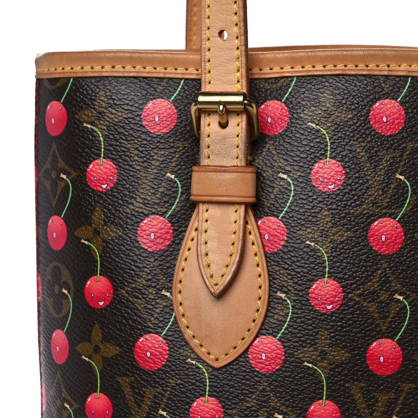 Monogram Cerises Bucket Bag