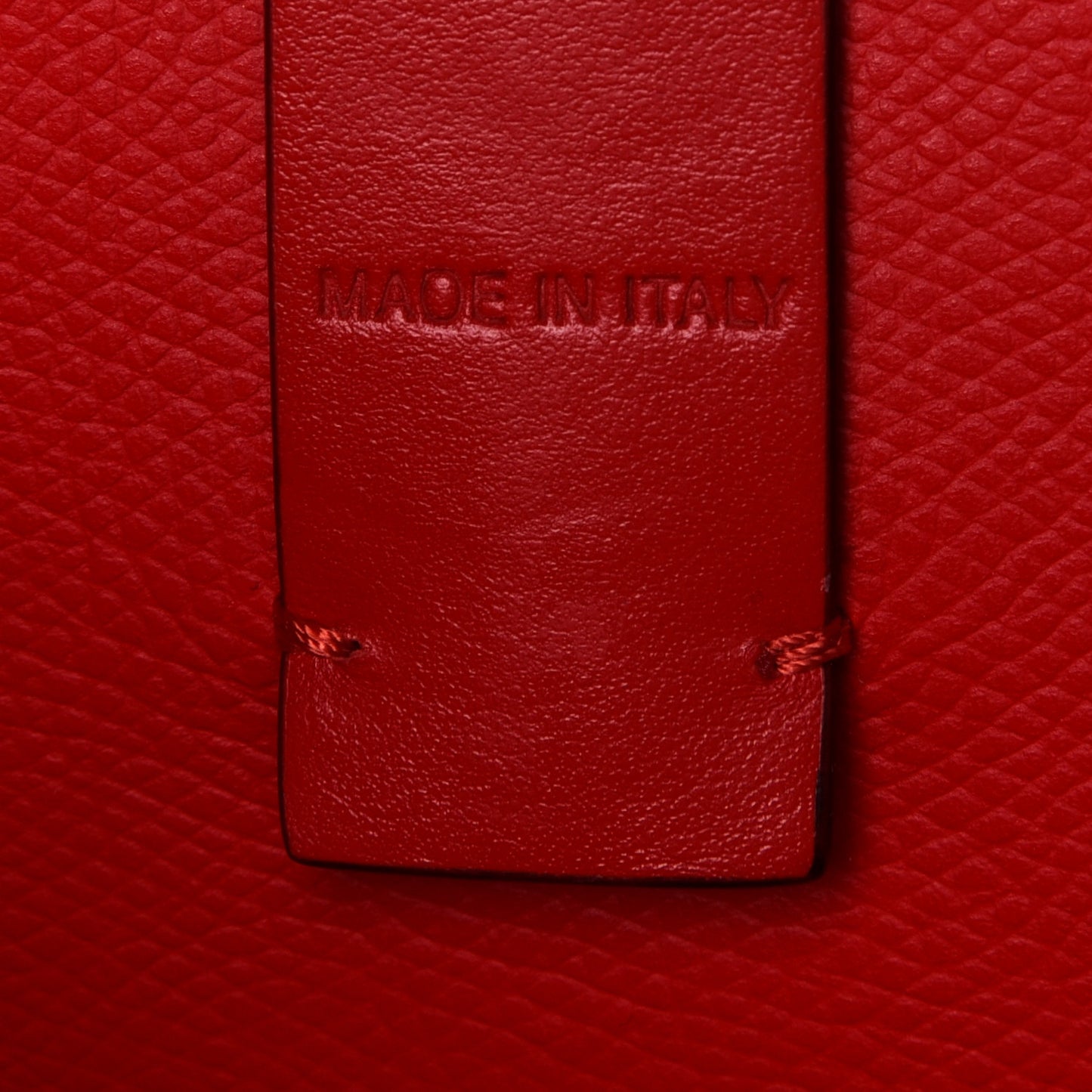 Calfskin Patent Logo Spikes East West Cabata Tote Red