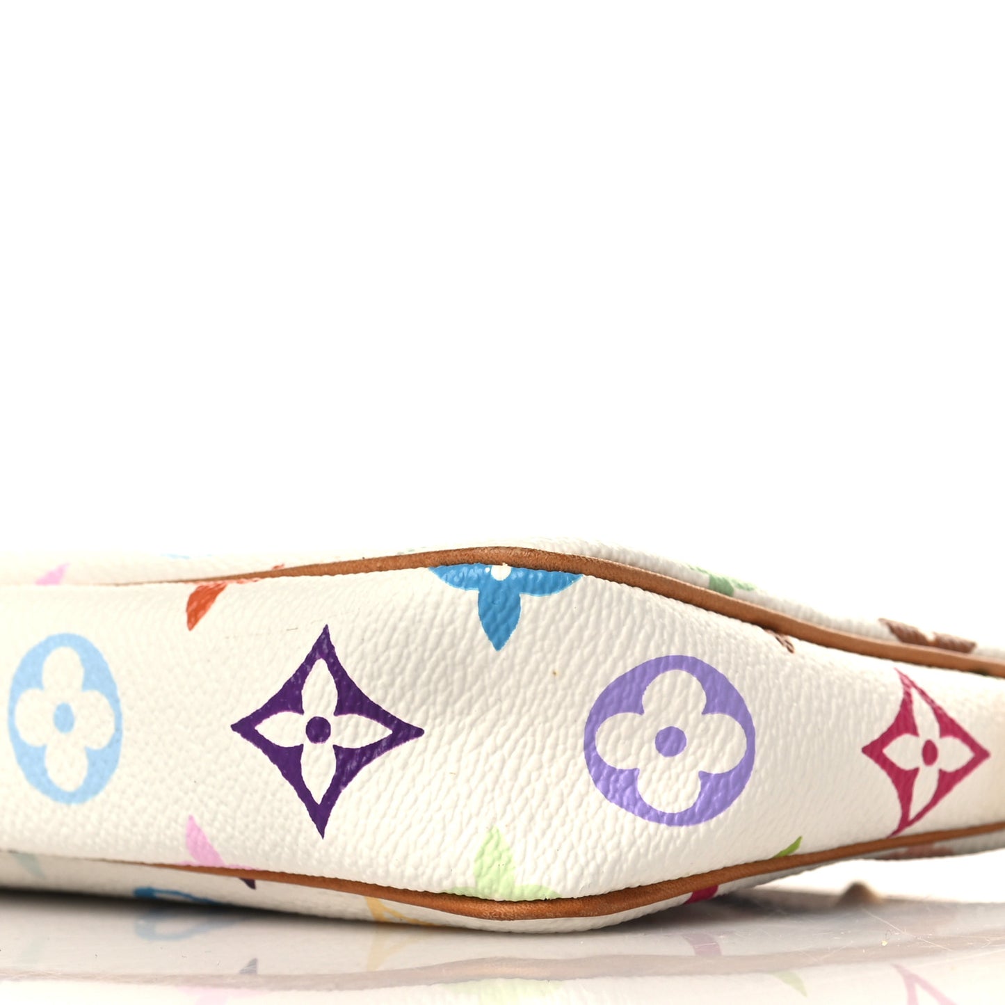 Monogram Multicolor Pochette Accessories White