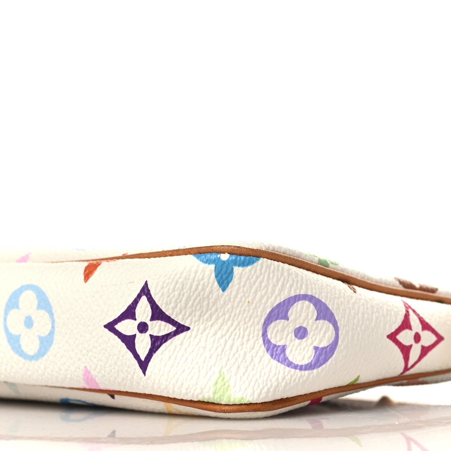 Louis Vuitton Monogram Multicolor Pochette Accessories White 8 of 8