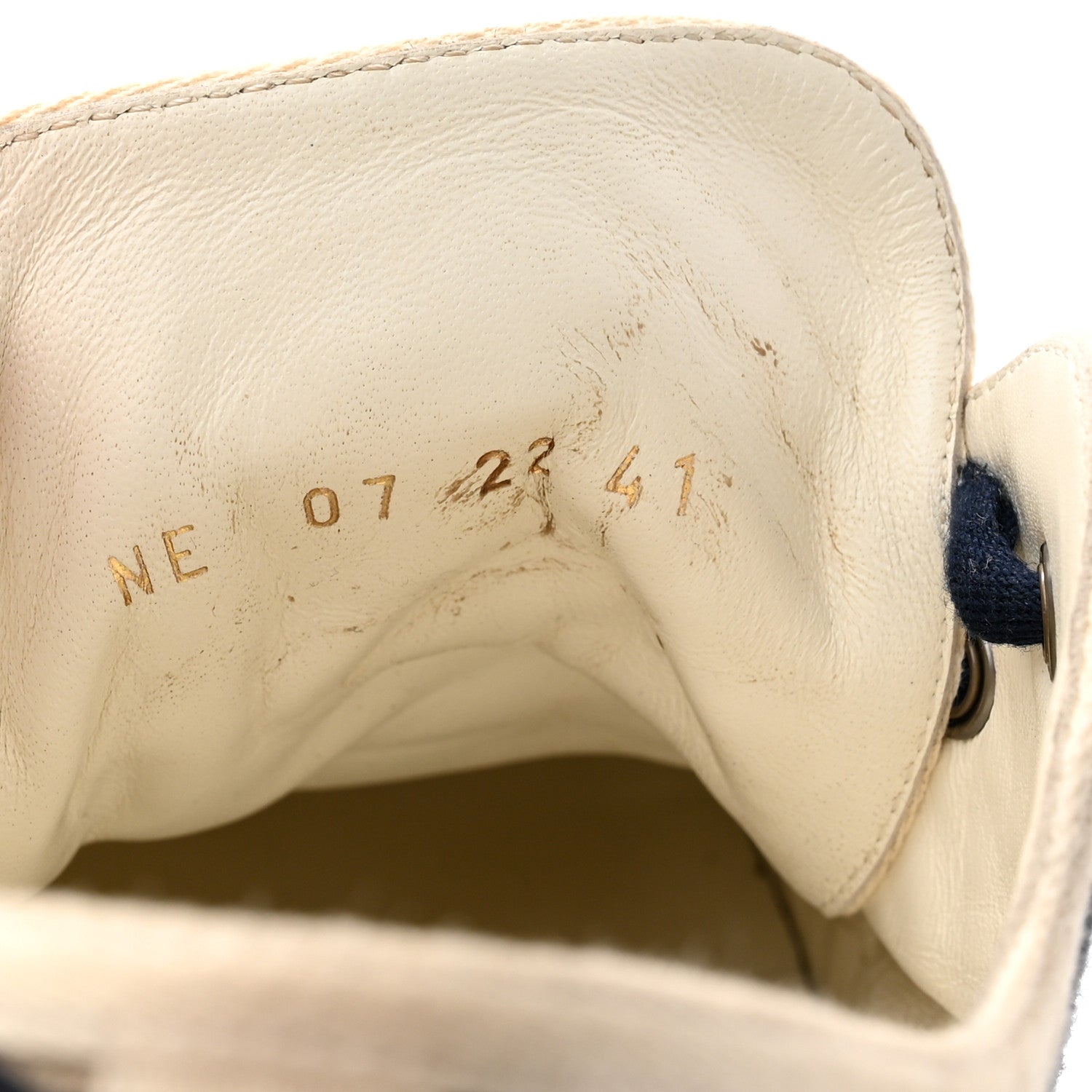Christian Dior Canvas Oblique Walk'N'Dior Low Top Sneakers 41 Deep Blue 8 of 13