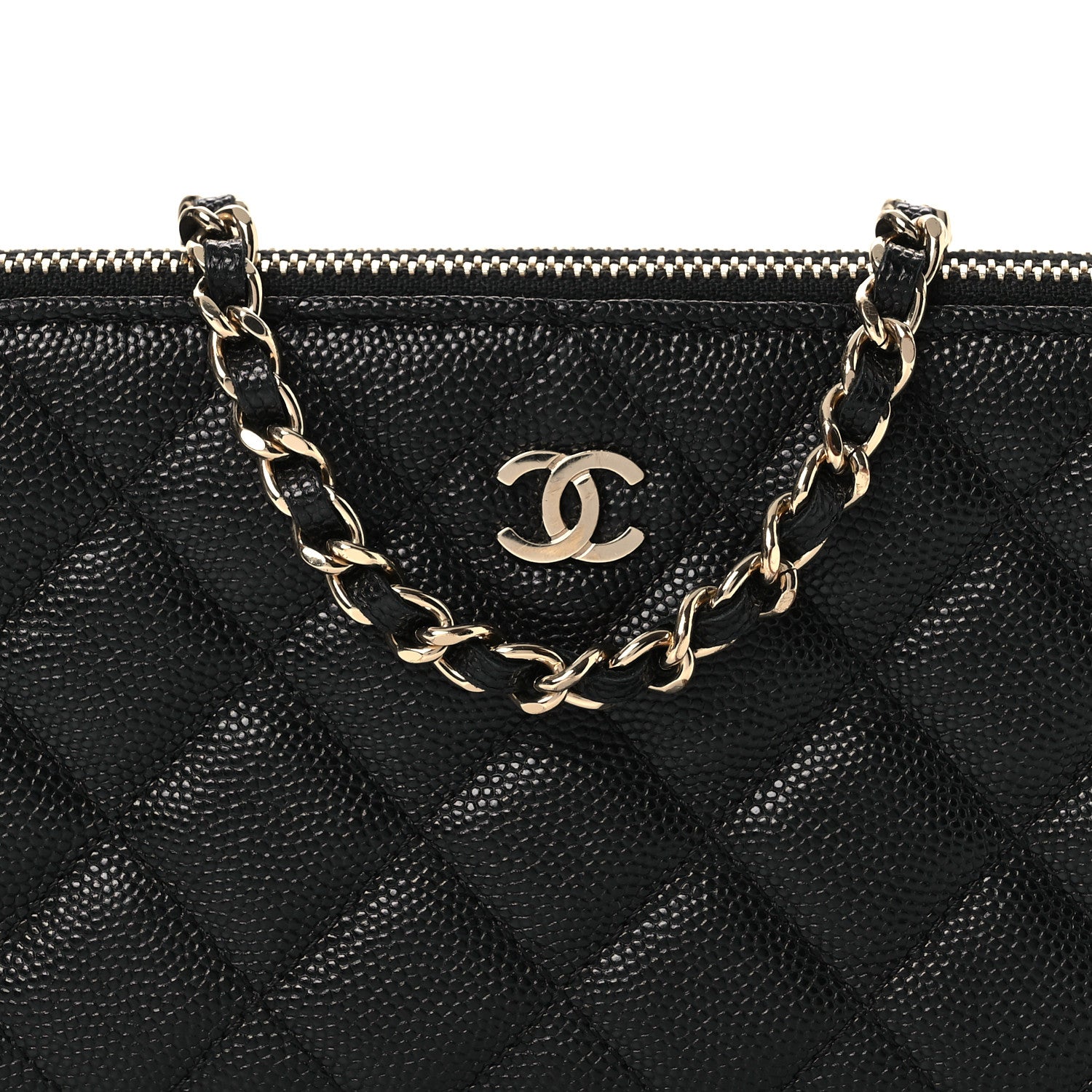 Chanel Caviar Quilted Small Clutch With Chain Black 9 of 14
