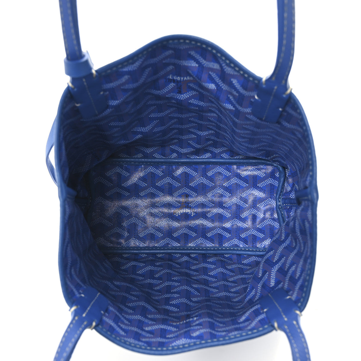 Goyard Goyardine Reversible Mini Anjou Sky Blue 10 of 18
