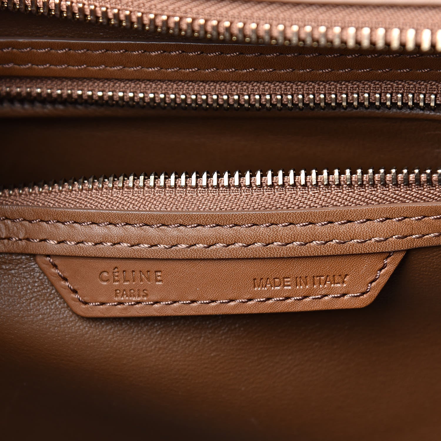 Celine Smooth Calfskin Mini Tri-Color Luggage Brown 6 of 16