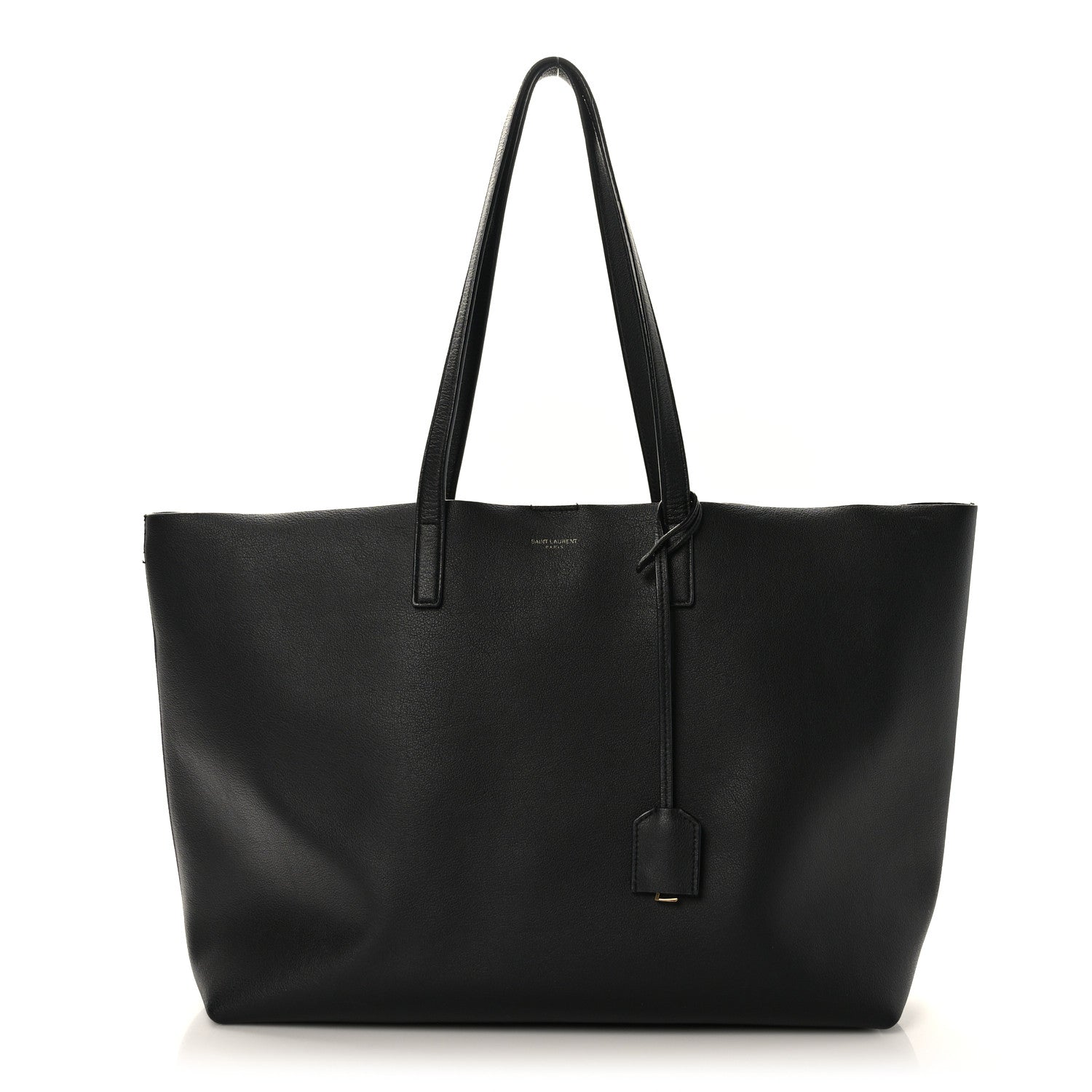 Saint Laurent Calfskin Large Shopping Tote Black 1 of 10
