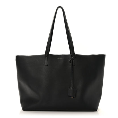 Saint Laurent Calfskin Large Shopping Tote Black 1 of 10