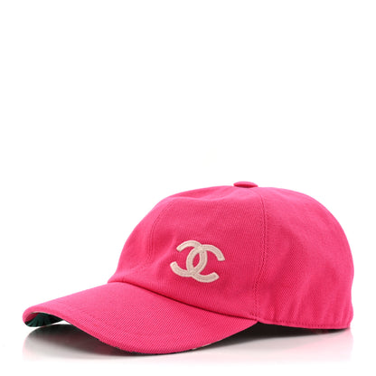 Chanel Cotton CC Cap Hat Fuchsia 1 of 8
