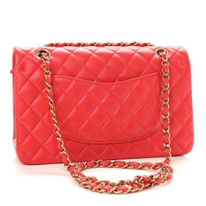 Chanel Lambskin Quilted Medium Double Flap Red 3 of 10