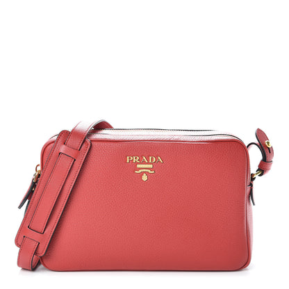 Prada Vitello Phenix Camera Bag Rosso 1 of 11
