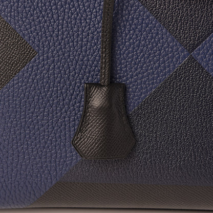 Hermes Epsom Taurillon Clemence Chevre Mysore Horseshoe Kellygraphie Lettre X Kelly Sellier 28 Noir Bleu Indigo Bleu Saphir 31 of 36
