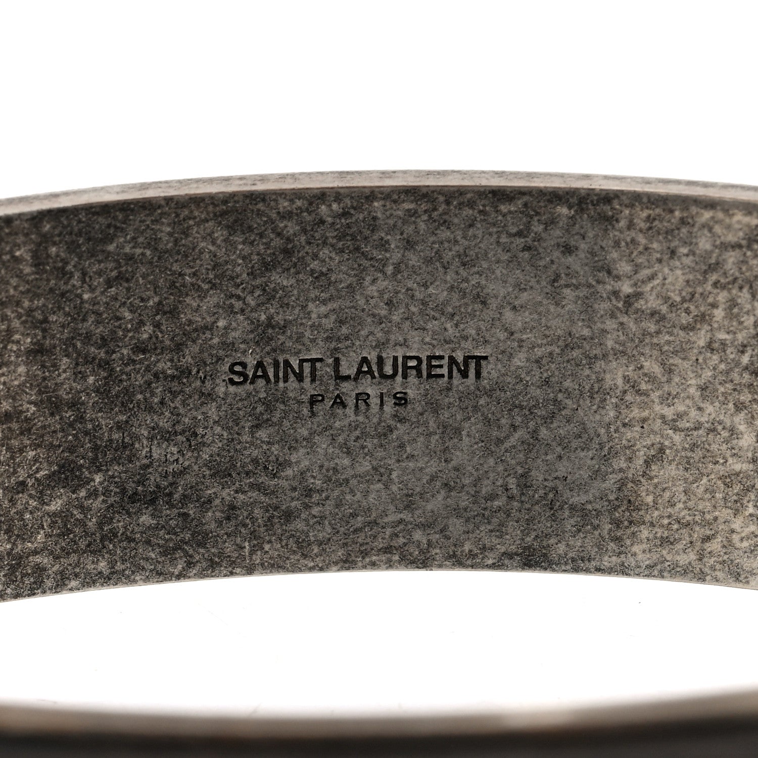 Saint Laurent Wooden Bracelet Black 4 of 5
