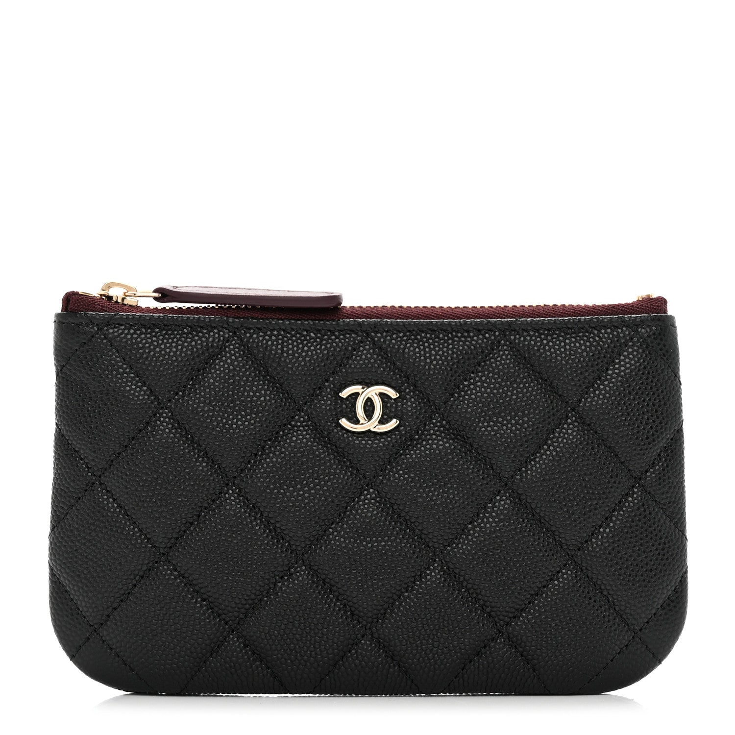 Chanel Caviar Quilted Small Cosmetic Case Black 1 of 7