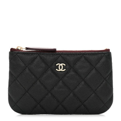 Chanel Caviar Quilted Small Cosmetic Case Black 1 of 7