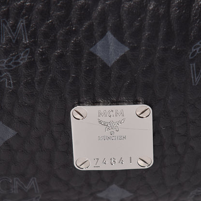 MCM Visetos Medium Klara Shoulder Bag Black 11 of 11
