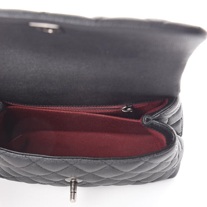 Chanel Caviar Quilted Mini Coco Handle Flap Black 5 of 10