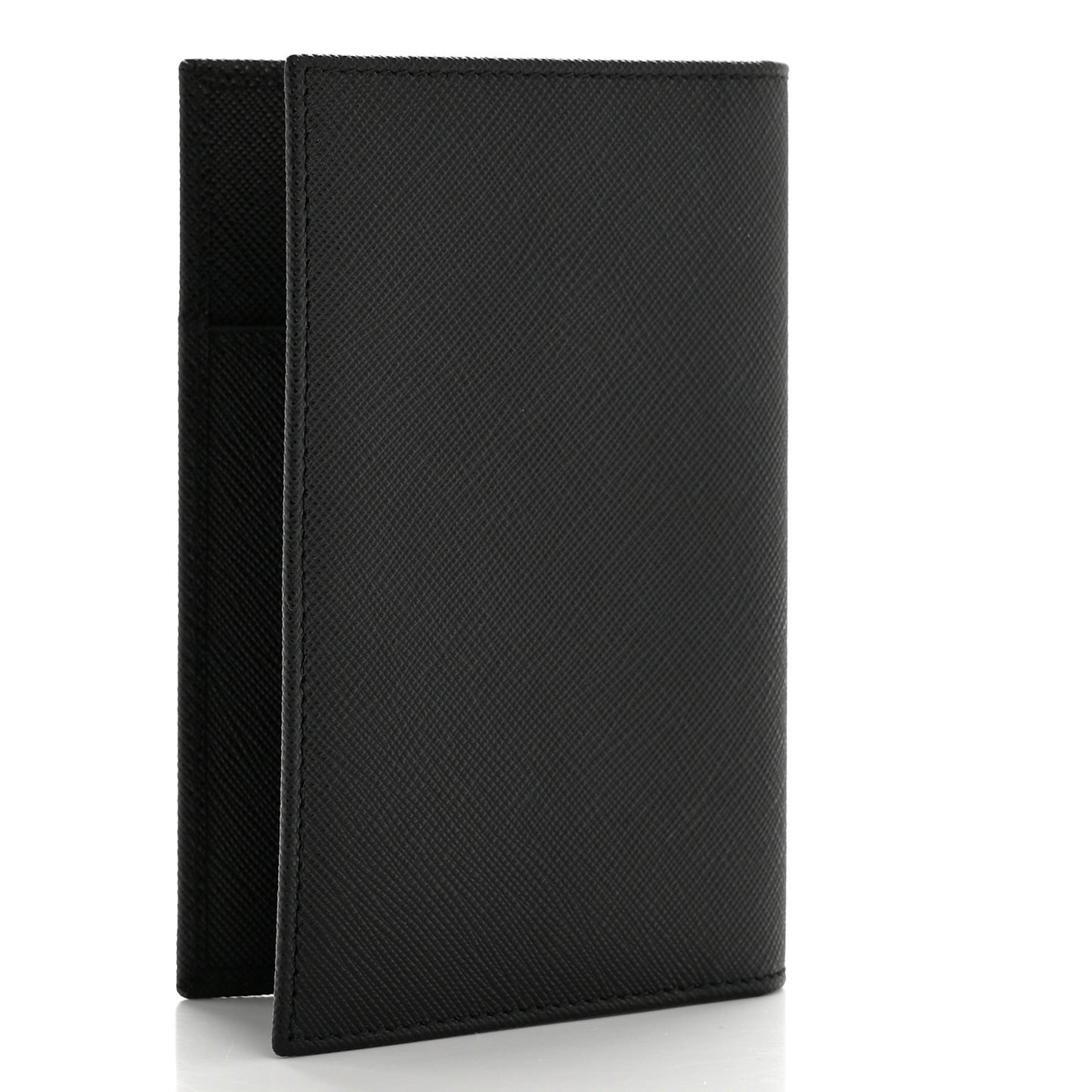 Saffiano Passport Holder Black