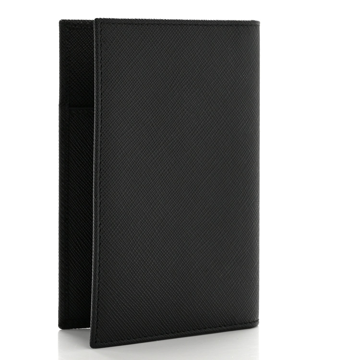 Prada Saffiano Passport Holder Black 3 of 8