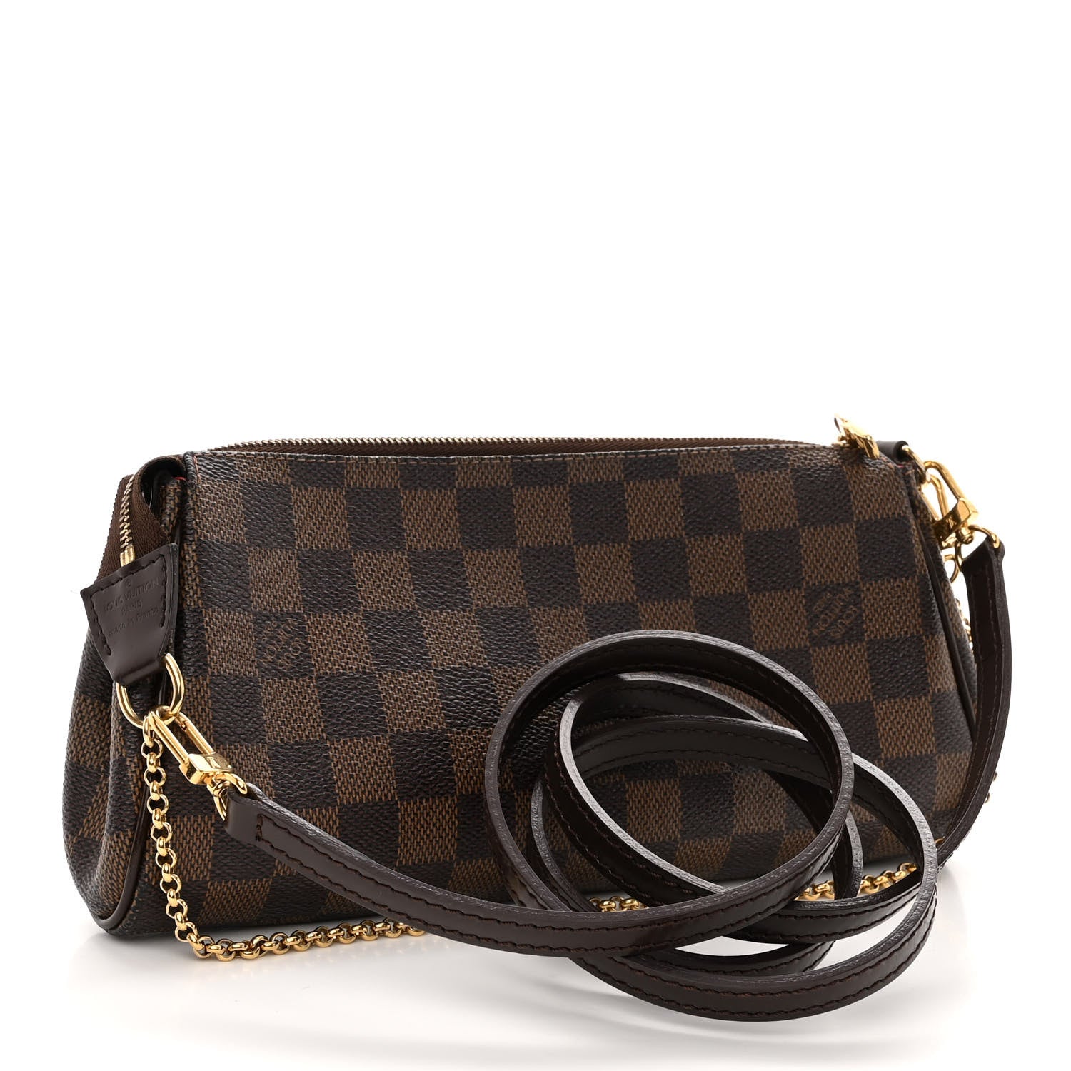 Louis Vuitton LOUIS VUITTON Damier Ebene Eva Clutch 2 of 9