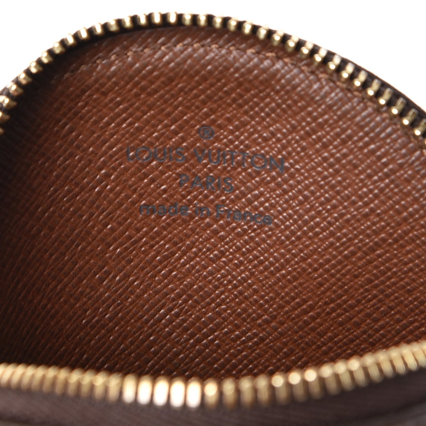 Monogram Round Coin Purse