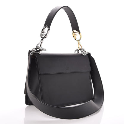 Fendi Vitello Century Opaco F is Fendi Kan I Shoulder Bag Black 3 of 7