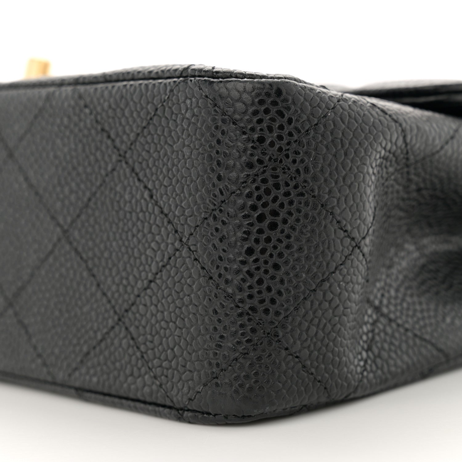 Chanel Caviar Quilted Medium Double Flap Black 10 of 11