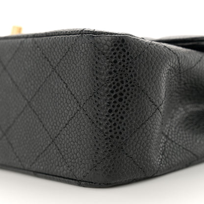 Chanel Caviar Quilted Medium Double Flap Black 10 of 11