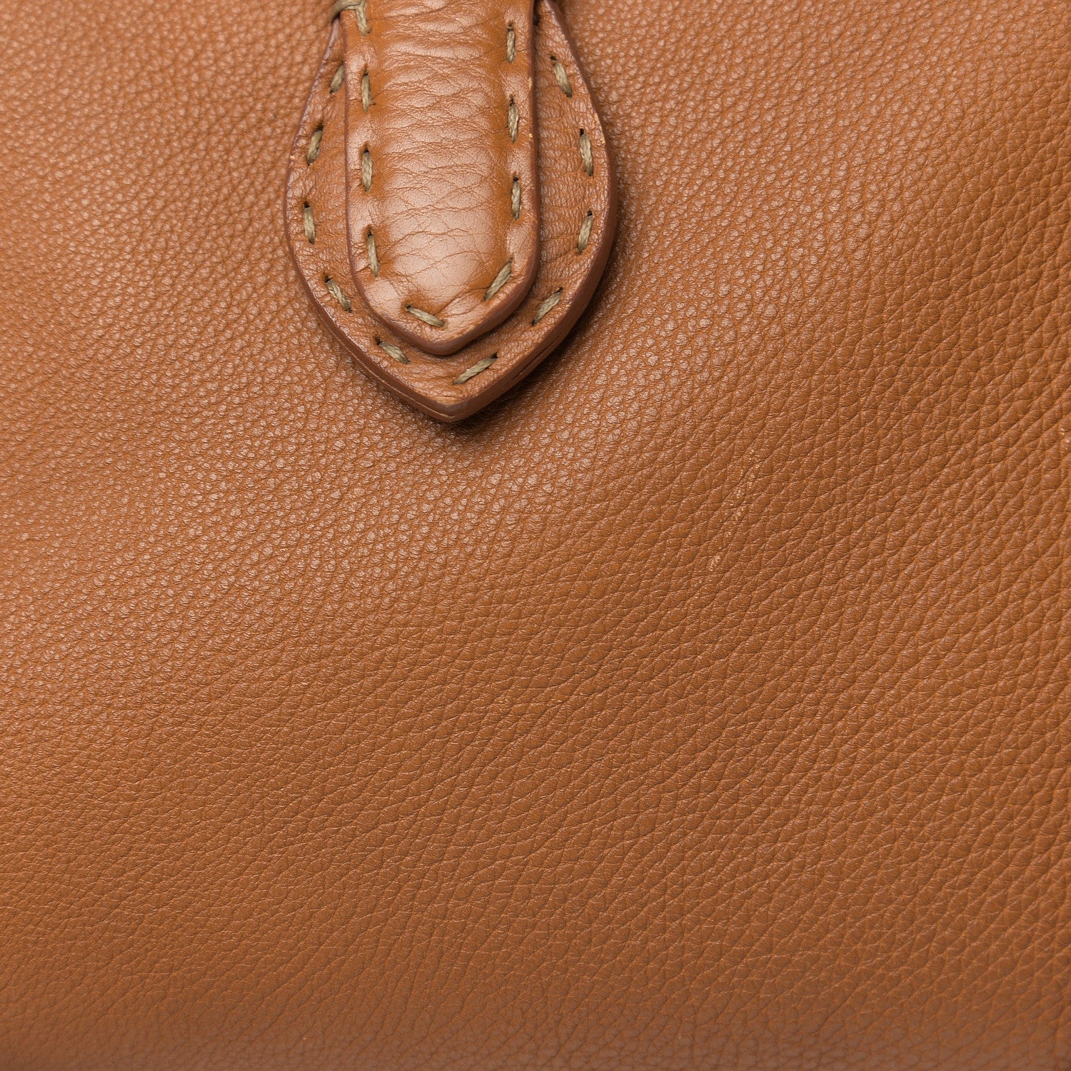 Fendi Cuoio Romano Selleria Medium Linda Satchel Saddler 9 of 12