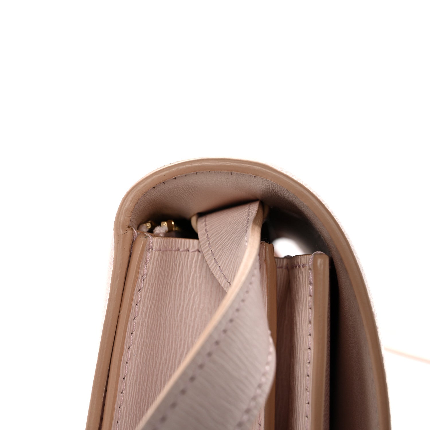 Celine Liege Calfskin Medium Classic Box Flap Bag Pale Pink 12 of 14
