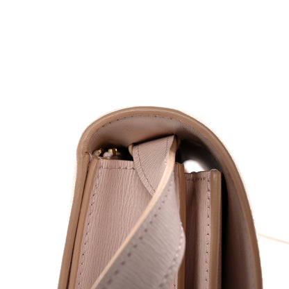 Celine Liege Calfskin Medium Classic Box Flap Bag Pale Pink 12 of 14