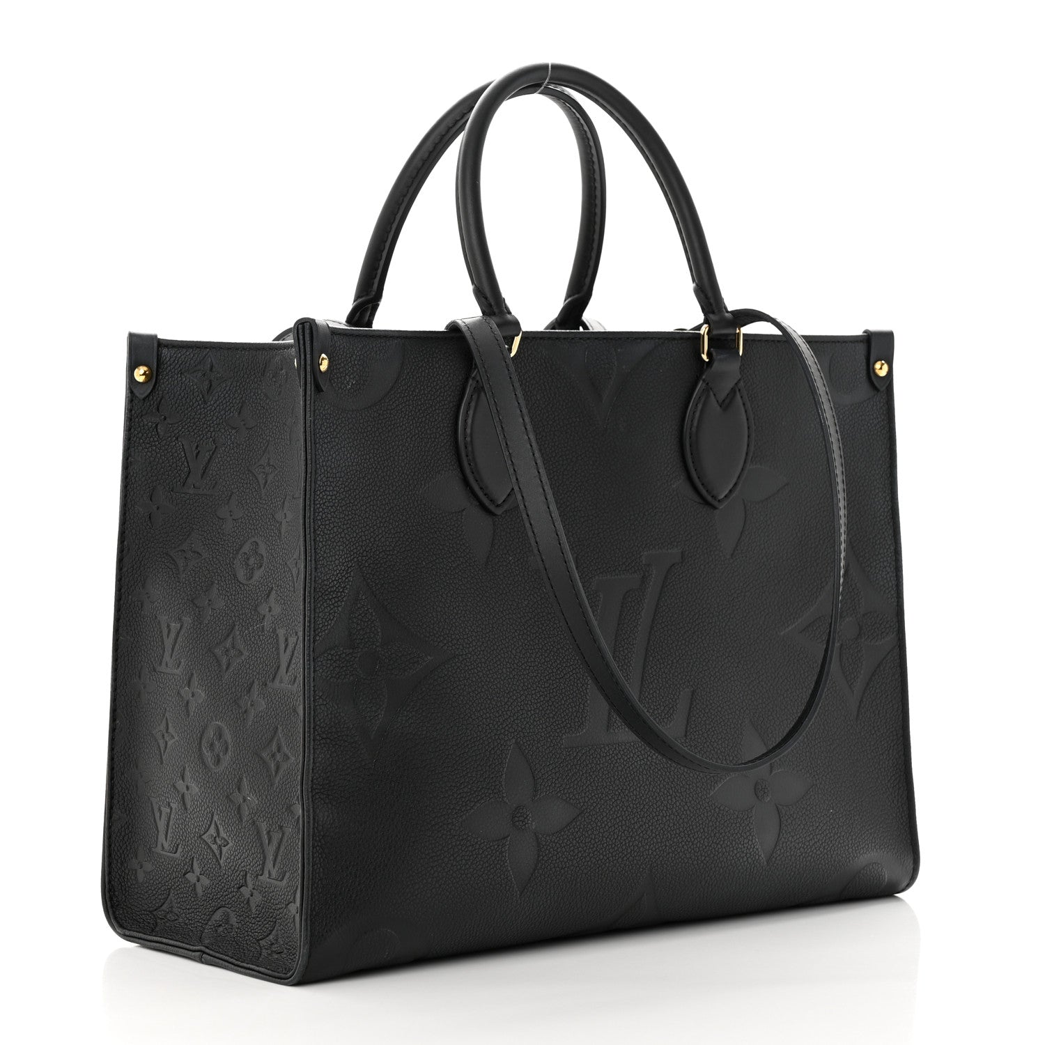Louis Vuitton Empreinte Monogram Giant Onthego MM Black 3 of 17