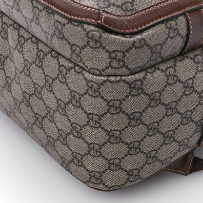 Gucci GG Supreme Monogram Azalea Calfskin Fake/Not Retro Interlocking G Day Backpack Beige Ebony Brown Sugar 10 of 10